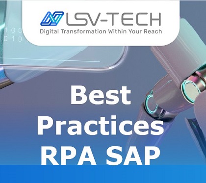 Best Practices RPA SAP